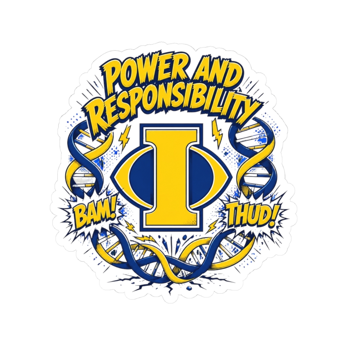 Invincible " and " Sticker - alternate angle 1, merchandise