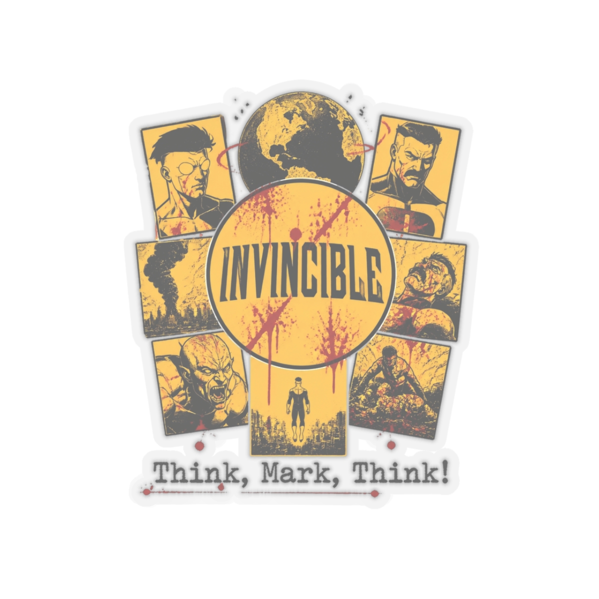 Invincible "Title Card" Sticker