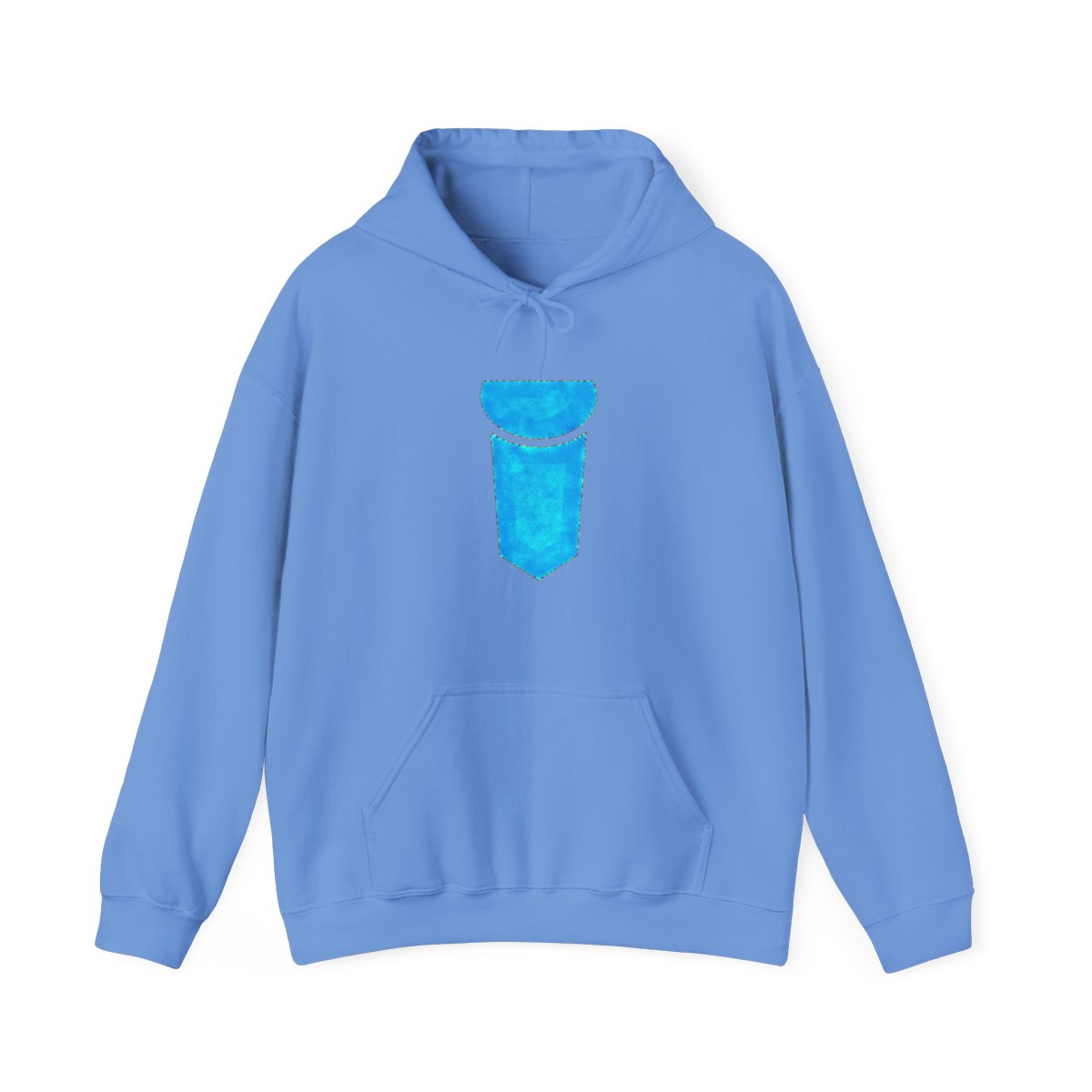 Invincible blue symbol Hoodie - alternate angle 4, merchandise