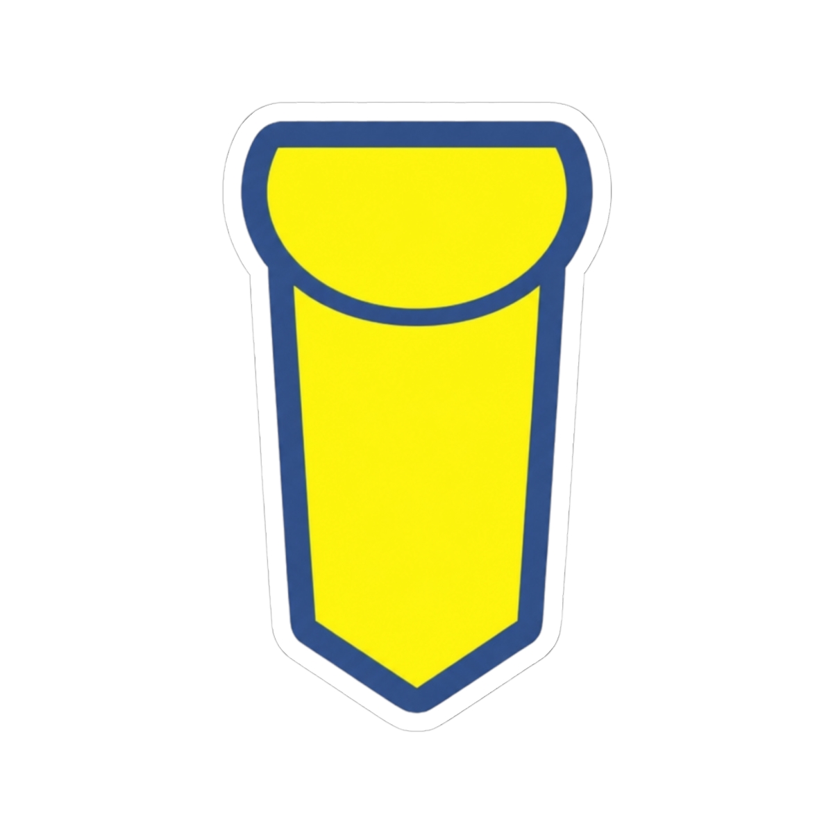 Invincible yellow symbol Sticker