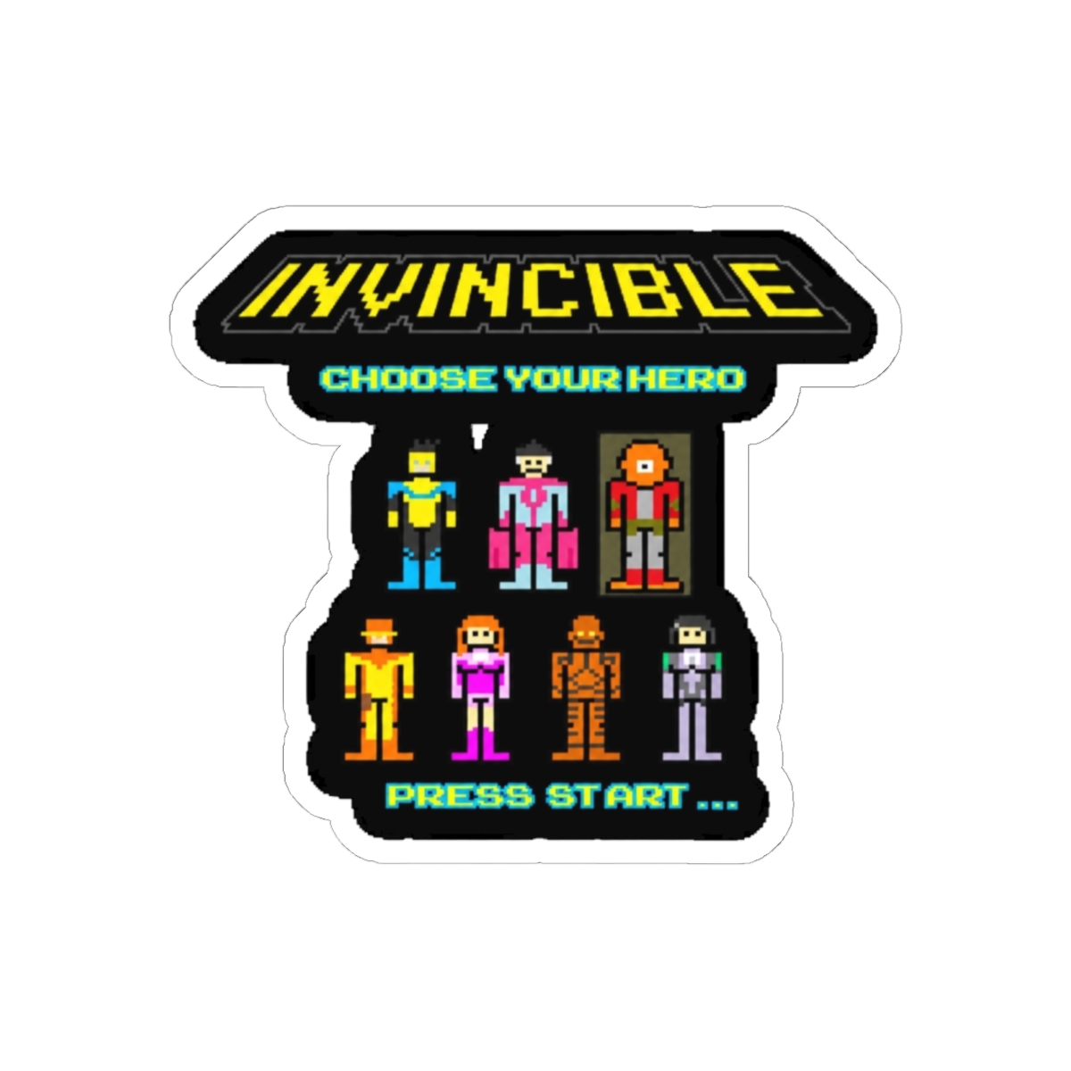 Invincible: Choose Your Hero Sticker