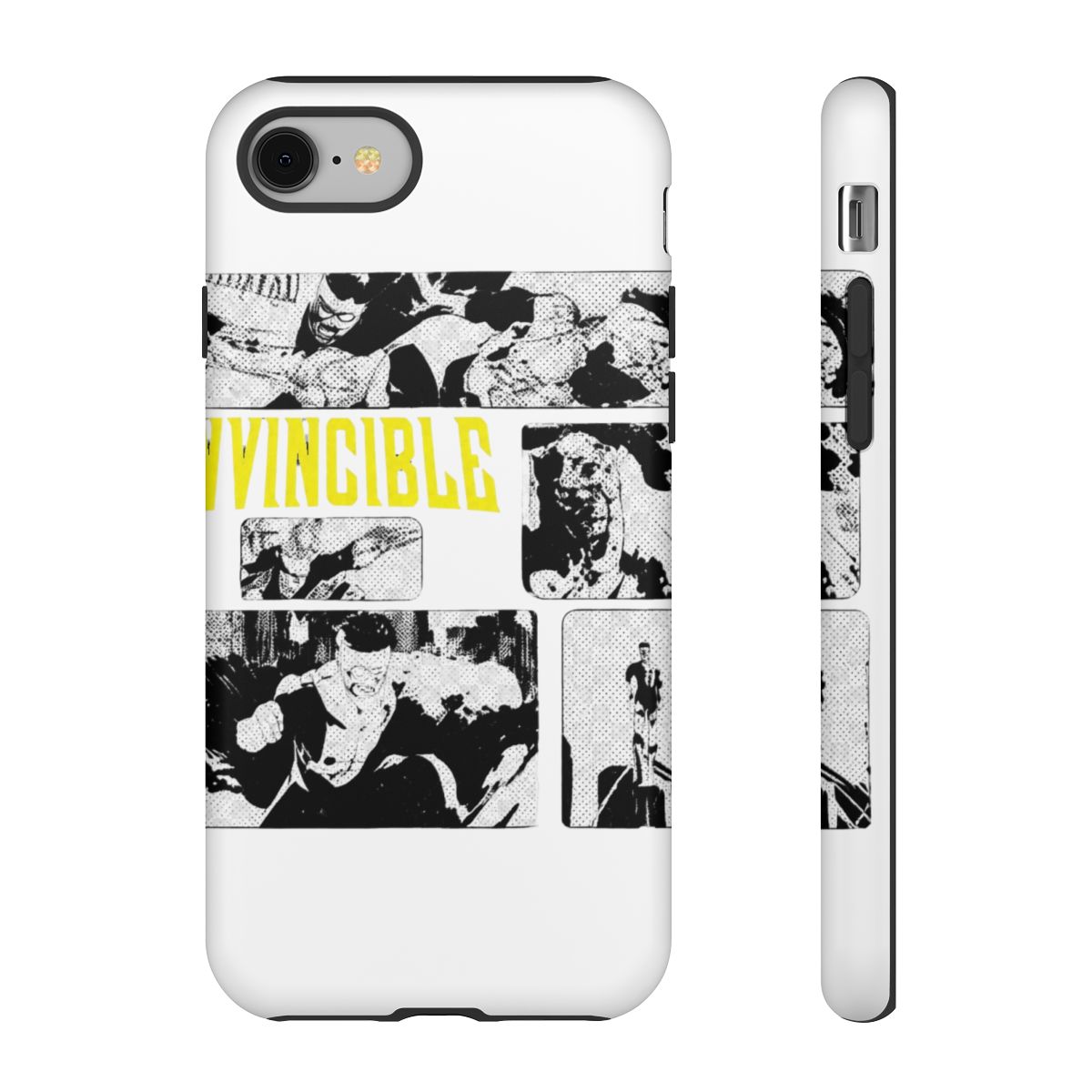 Invincible Brutality And Resolve Phone Case - alternate angle 1, merchandise