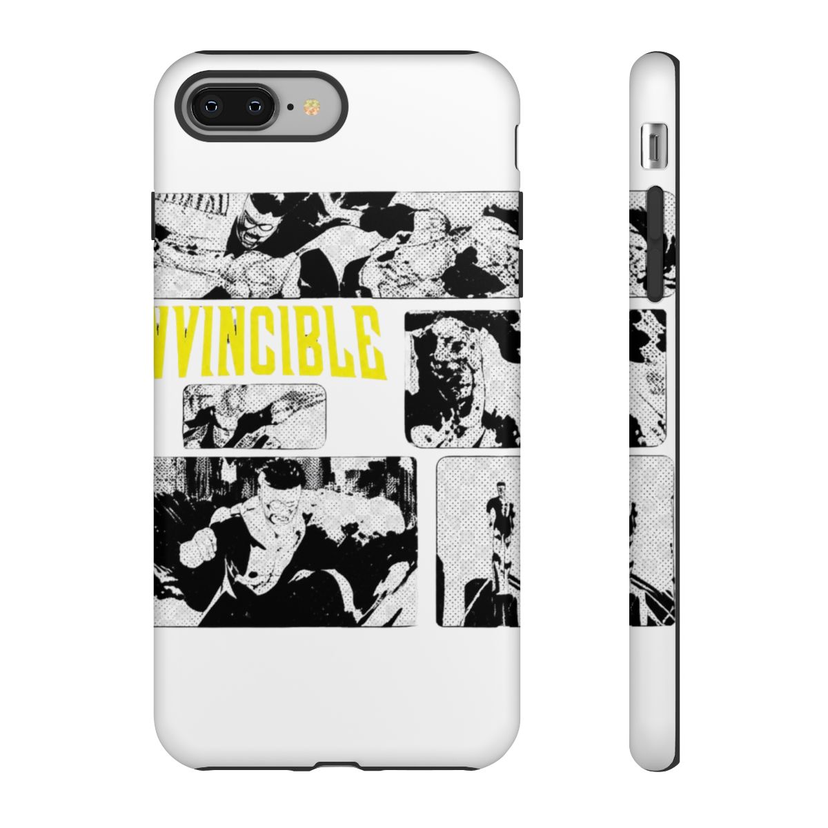 Invincible Brutality And Resolve Phone Case - alternate angle 3, merchandise