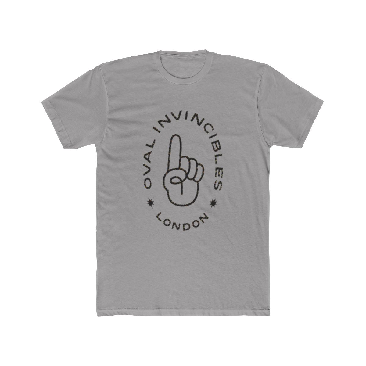 Oval Invincibles Sticker T Shirt